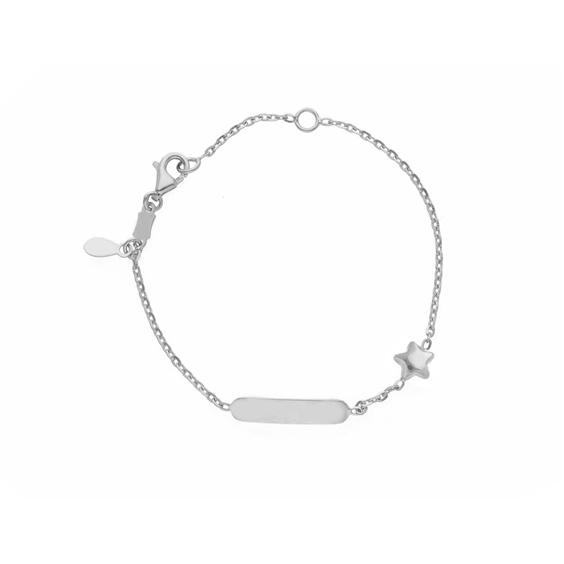 Bracciale Gioielleria Dossena  Bambino in Oro bianco BROR-59-253 - BROR-59-253